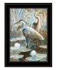 "Marsh Herons II" by Stellar Design Studio, Ready to Hang Framed Print, Black Frame