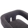 COOLMORE Contemporary Designed Fabric Upholstered Accent/Dining Chair /Barrel Side Chairs Kitchen Armchair for Living Room 2PC/SET
