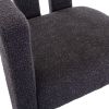 COOLMORE Contemporary Designed Fabric Upholstered Accent/Dining Chair /Barrel Side Chairs Kitchen Armchair for Living Room 2PC/SET