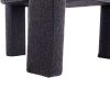 COOLMORE Contemporary Designed Fabric Upholstered Accent/Dining Chair /Barrel Side Chairs Kitchen Armchair for Living Room 2PC/SET